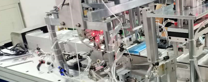 出口口罩机了，一拖一自动平面口罩出产线